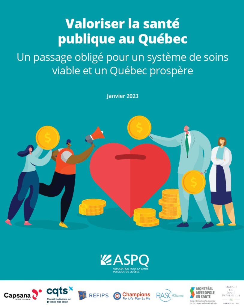 Valoriser la santé publique au Québec : Un passage obligé pour un système de soins viable et un Québec prospère